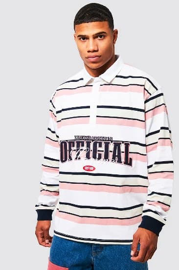 Striped Official rugby shirt