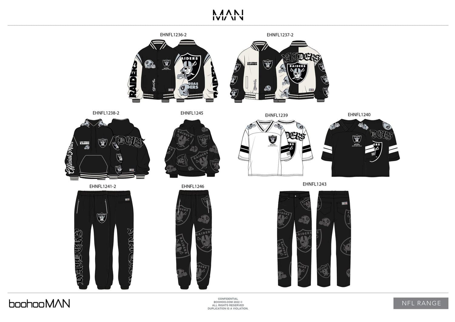 NFL approved styles CADs
